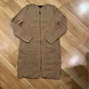 Banana Republic Camel Knit Sweater Jacket